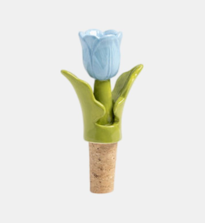 سدادة زجاجة بشكل زهرة توليب