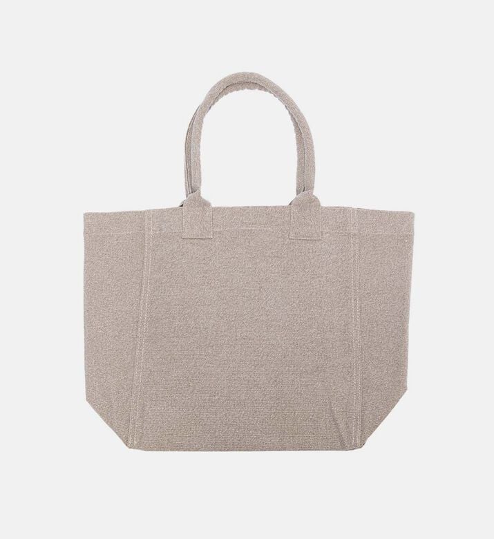 Spacious Embroidered Logo Tote Bag