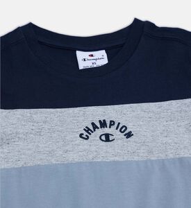Champion Curved Logo-detail Color-block T-shirt, Packshot View