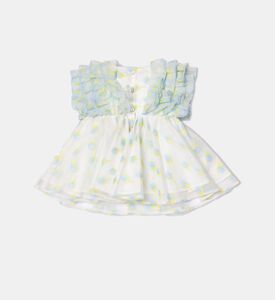 Layered Ruffle Sleeve Dress