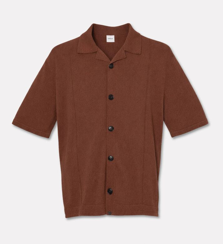 Paul Smith Tonal Button-down Front Knit Shirt, Packshot View
