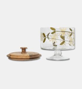 Home Deco and More Flower-print Top Lid Medium Jar, Packshot View