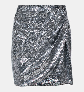 Night Glow Knotted Mini Skirt