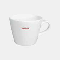 Bonjour Porcelain Bucket Mug - 13 X 10.4 X 8.4 Cm