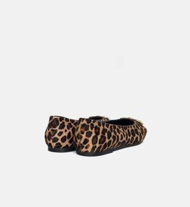 Leopard-print Classic Ballerinas