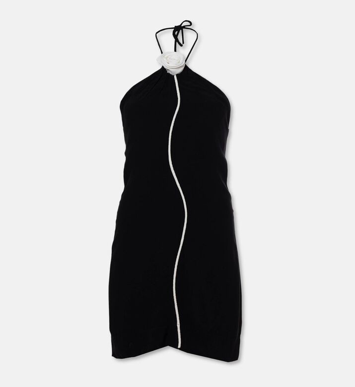 Farm Rio Flower Appliqu&eacute; Sleeveless Mini Dress, Packshot View