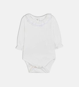 بودي سوت بياقة صغيرة مكشكشة