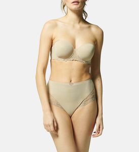 Simone Perele Delice High Waist Brief, Nude, Xl, Model View