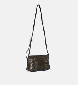 Sunny Mood Zipped Leather Shoulder Bag Sunny Mood Zipped Leather Shoulder Bag