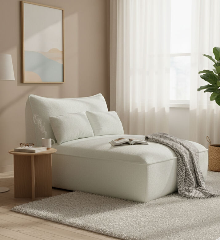 Home Deco and More Oslo Island Lounger, Packshot View Home Deco and More Oslo Island Lounger, Packshot View
