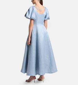 Carter and White Rosalind Pearl Neckline Maxi Dress, Model View