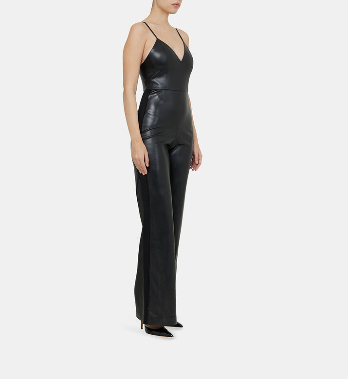 Christena Vegan Leather Jumpsuit Christena Vegan Leather Jumpsuit