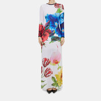 Delora Long Sleeve Crewneck Maxi Dress