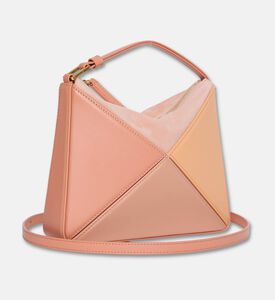 Mlouye Flex Calf Leather Mini Hobo Bag, Peach, Packshot View