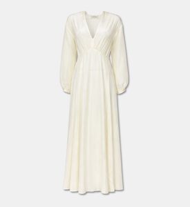 Forte-Forte Habotai Silk Long-sleeve Dress, Packshot View
