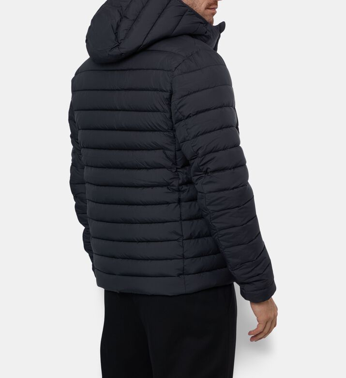 Save the Duck Puffy Long-sleeve Hooded Jacket, Black, Xl, Model View