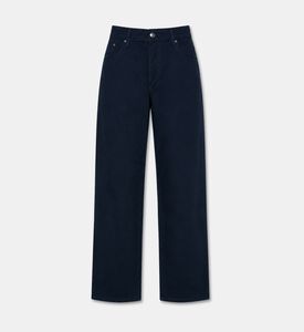 Hackett London Core Cotton-blend Chino Trousers, Navy, 34, Packshot View