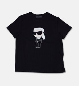 Karl Lagerfeld Contrasting Icon-print T-shirt, Packshot View