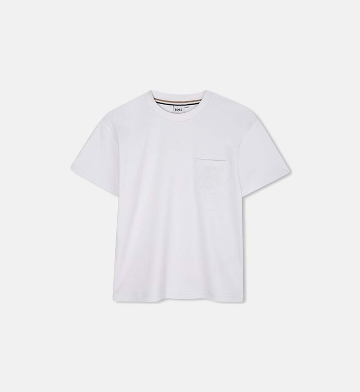 Embroidered Pocket Short-sleeve T-shirt