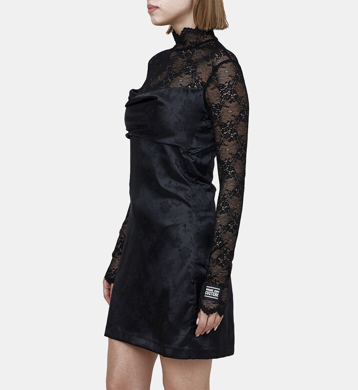 فستان منسدل الخصر دانتيل لافانا