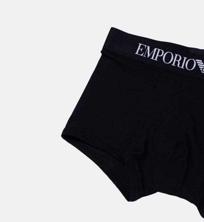 Cotton Logo Print Trunks