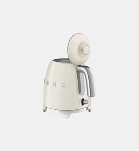 Smeg Cordless Mini Electric Kettle, Cream, Packshot View