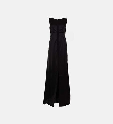 Sleeveless Maxi Flared Dress