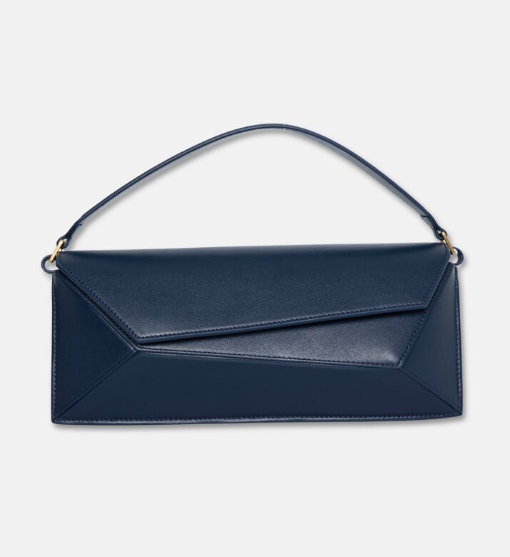 Mlouye Naomi Baguette Top Handle Bag, Navy, Packshot View