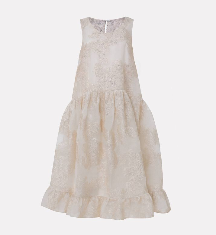 Anouki Metallic Damask Pattern Maxi Dress, Packshot View