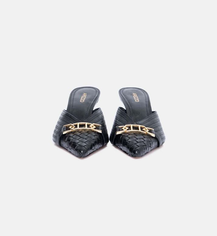 Leather Classic Pointed-toe Mules Leather Classic Pointed-toe Mules