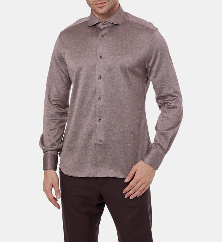 Corneliani Shirt, Brown, 45, Model View