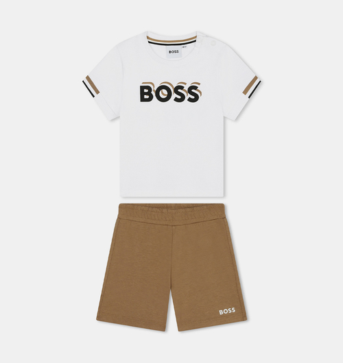 Baby Boy Printed Shirt Shorts Set