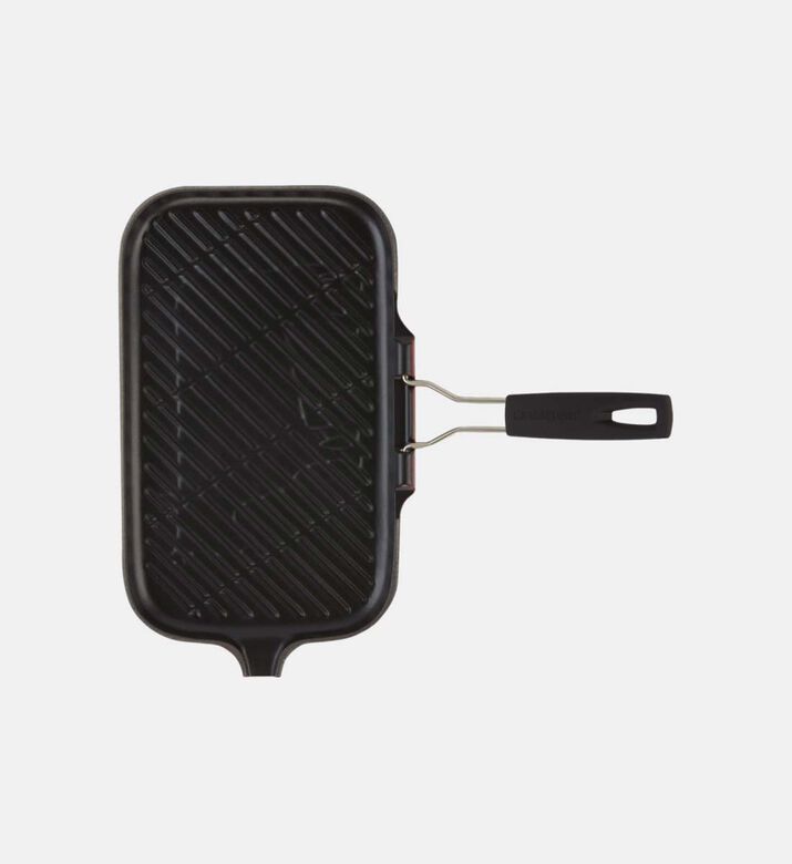 مقلاة شواء لحم من الحديد الزهر