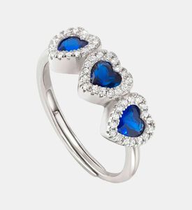 خاتم بقلب ياقوت مشع