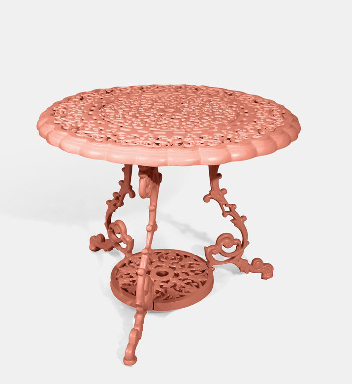 Grape Dining Table With 4 Chairs Red 90 X 70 Cm