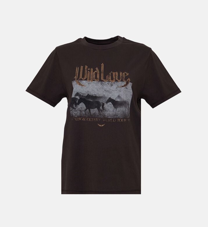 Edwin Graphic-print Crewneck T-shirt