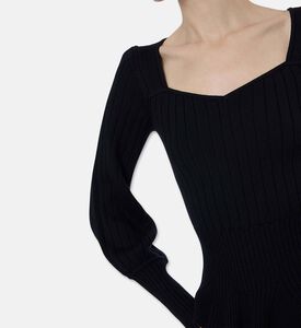 Luisa Spagnoli Merlato Knit V-neck Long-sleeve Sweater, Model View