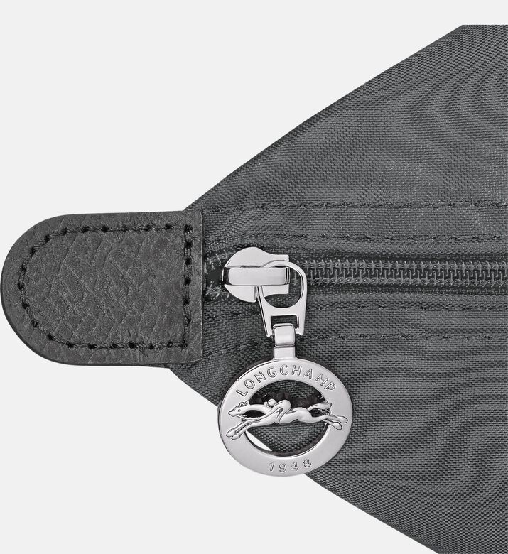 Longchamp Foldable Nylon Top-handle Tote Bag, Anthracite, Packshot View