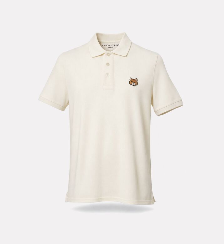 Maison Kitsune Embroidered Patch Ribbed T-shirt, Off-white, Xl, Packshot View
