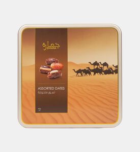 Jomara Jomara Tin Can Assorted Dates, Packshot View