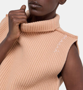 Sleeveless Ribbed Knit Top