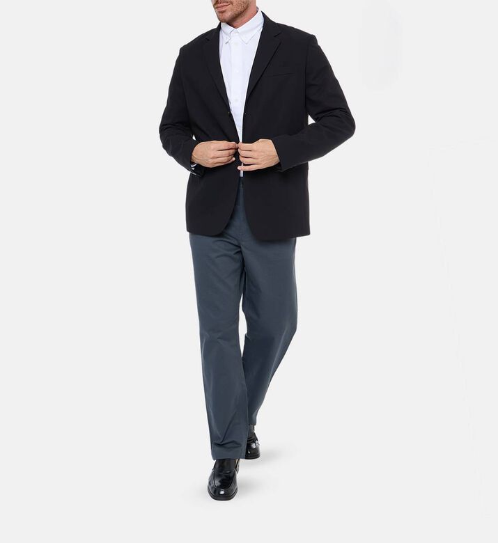 Maison Kitsune Button-down Long-sleeve Jacket, Model View