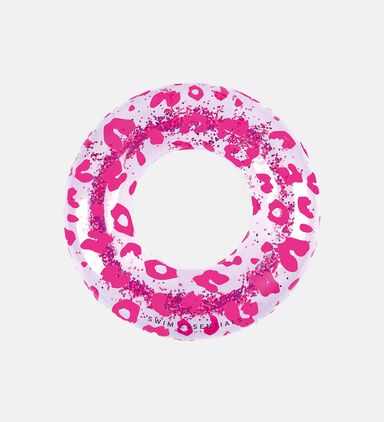 Neon Leopard 90cm Swim Ring