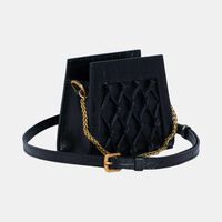Mini Amu Croc-embossed Bag