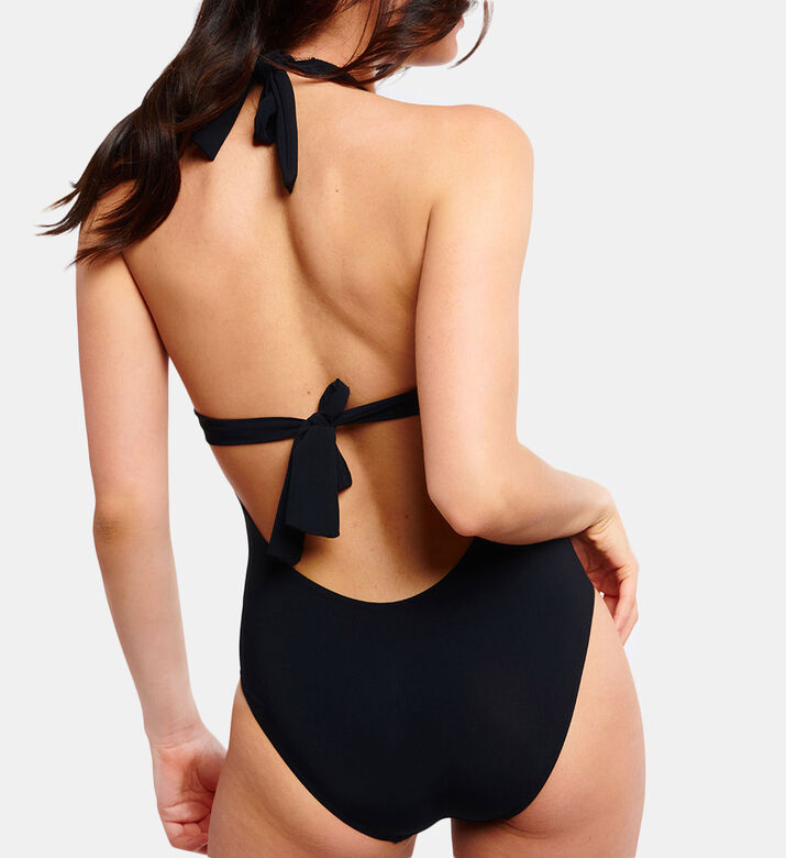 لباس سباحة دريمينغ أسود قطعة واحدة