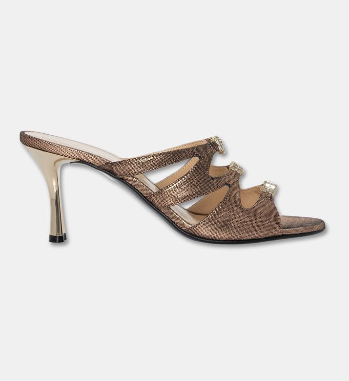 Baldinini Metallic Cut-out Mule Sandals, Packshot View