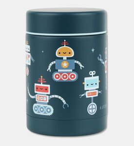 A Little Lovely Company Food Jar 300ml Robots, Packshot View
