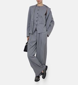 Saruma Button-front Vest