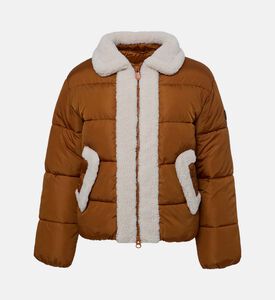 Save the Duck Faux Shearling Trim Jacket, Packshot View