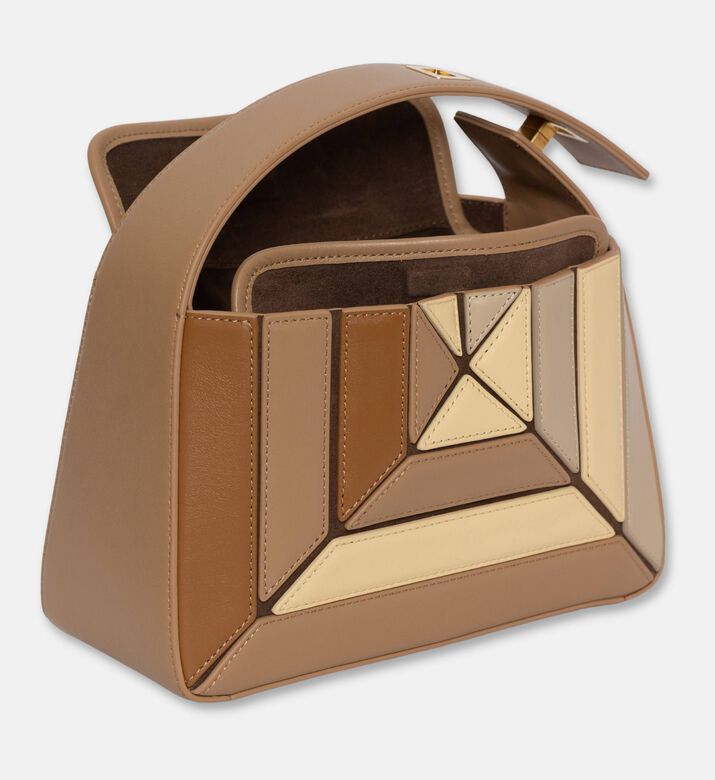 Mlouye Sera Mia Leather Handbag, Buttermilk, Packshot View